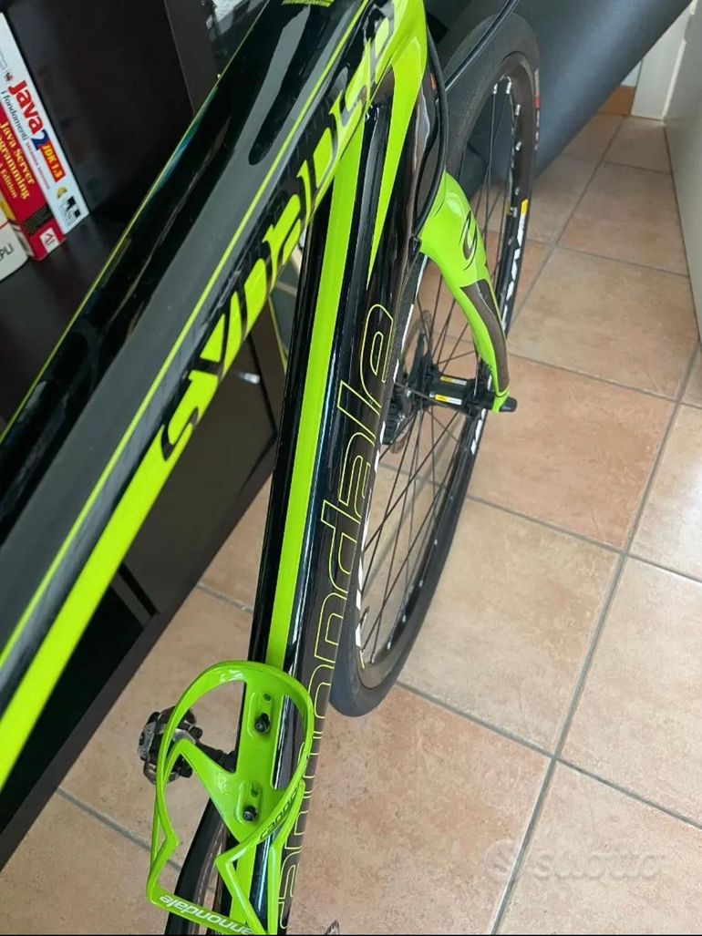 Used Cannondale Synapse Carbon Disc Ultegra 2017 2017 Road & Gravel, Green — image 2 of 3