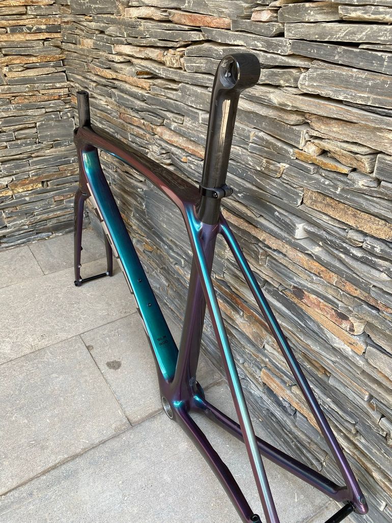 Used Trek Émonda SLR 7 eTap 2022 Frameset 2022 Road & Gravel, Green — image 2 of 11