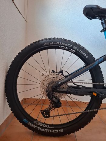 Used Conway eWME 5.9 MX full suspension 2024 2024 Mountainbike, Blue, 29, 27.5 — image 7 of 8