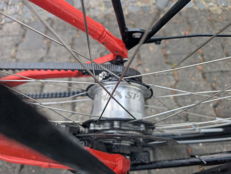 MiTech Rohloff Tourenrad Mit Riemenantrieb 2020 Road & Gravel d'occasion — image 8 sur 12