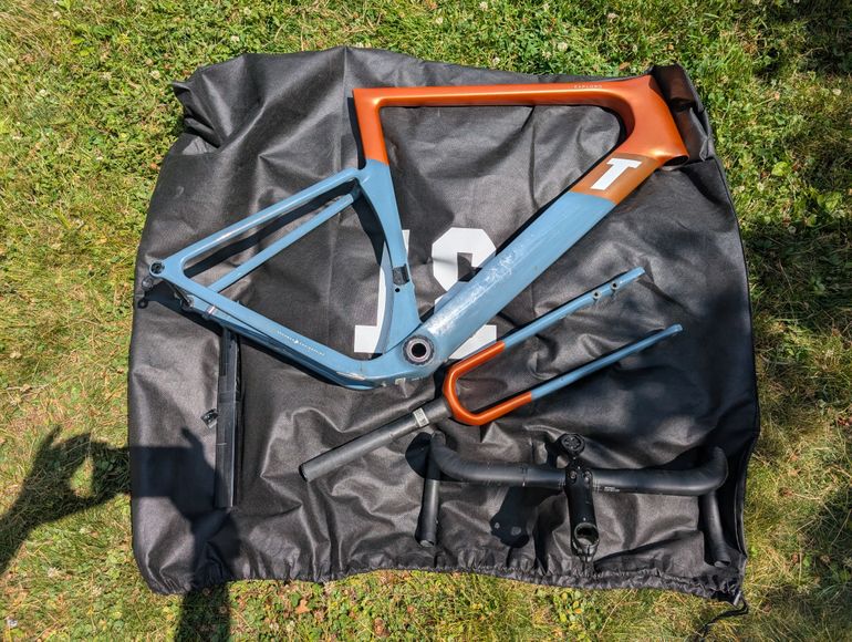 Used 3T Exploro Racemax 2020 Frameset Frameset 2020 Road & Gravel, Light Gray — image 3 of 7