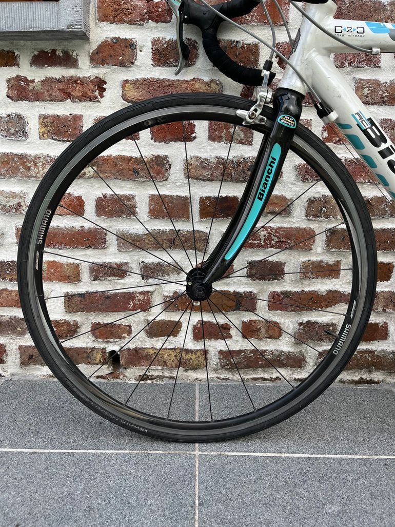Used Bianchi Via Nirone Tiagra Compact 2014 2014 Road & Gravel, White — image 8 of 9