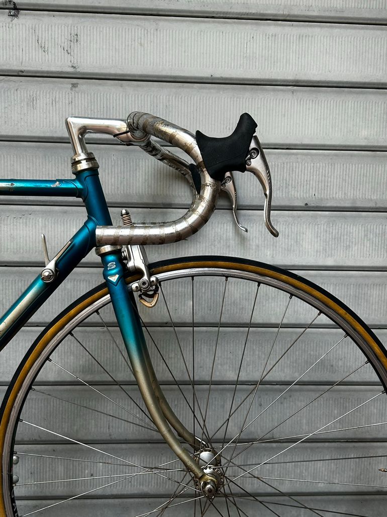 Used SANNINO Custom Campagnolo Record 1988 Road & Gravel, Blue — image 3 of 8