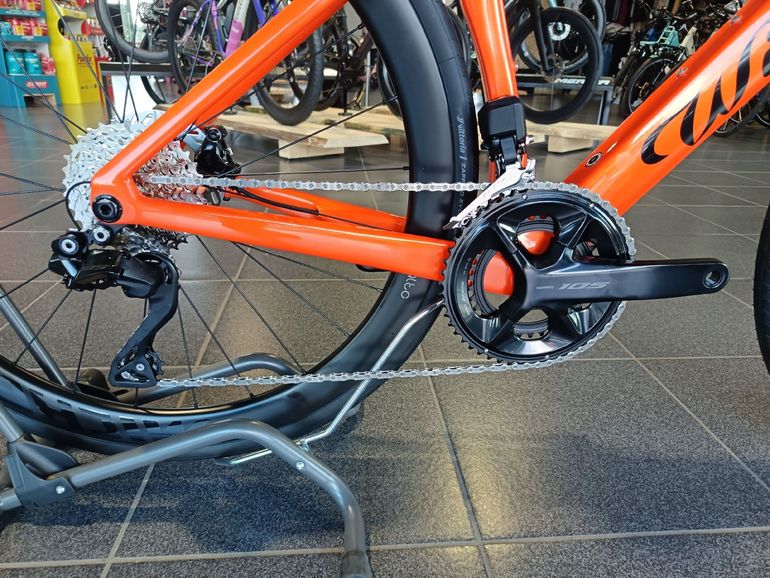 Used Wilier Rapida SHIMANO 105 Di2 2x12 R7150 2026 2026 Road & Gravel, Orange — image 3 of 4