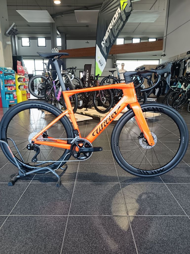Used Wilier Rapida SHIMANO 105 Di2 2x12 R7150 2026 2026 Road & Gravel, Orange — image 4 of 4