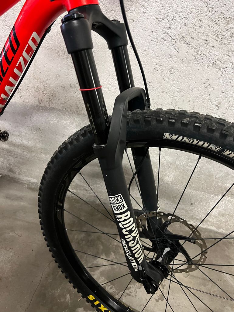 Specialized Stumpjumper FSR Comp 29 2017 2017 Mountainbike de segunda mano, Rojo — imagen 5 de 8