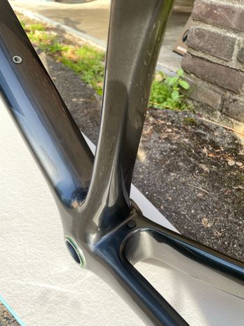 Used Giant TCR Advanced Disc 1+ Pro Compact 2022 Frameset 2022 Road & Gravel, Light Gray — image 4 of 12