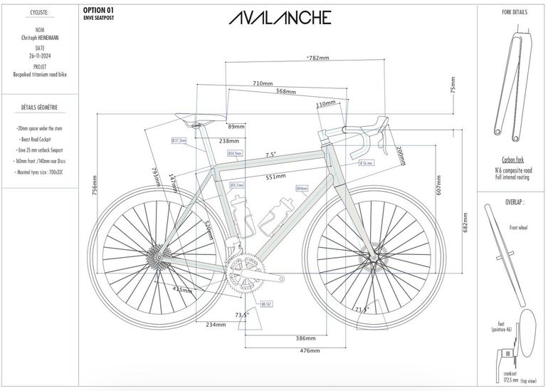 Used Avalanche Custom SRAM Red eTap 2025 Road & Gravel, Blue — image 12 of 12