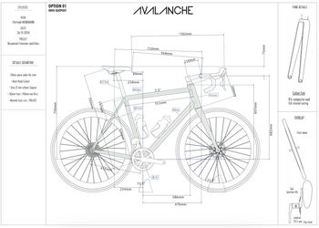 Used Avalanche Custom SRAM Red eTap 2025 Road & Gravel, Blue — image 11 of 12