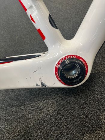 Used Kyklos by Danilo di Luca Featherweight Frameset 2014 Road & Gravel, White — image 8 of 9