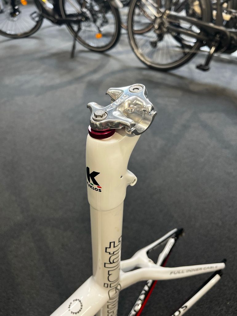 Used Kyklos by Danilo di Luca Featherweight Frameset 2014 Road & Gravel, White — image 7 of 9