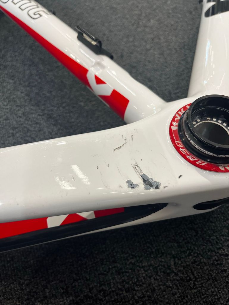 Used Kyklos by Danilo di Luca Featherweight Frameset 2014 Road & Gravel, White — image 9 of 9