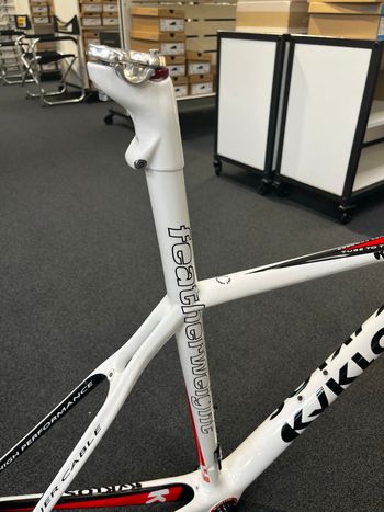 Used Kyklos by Danilo di Luca Featherweight Frameset 2014 Road & Gravel, White — image 3 of 9