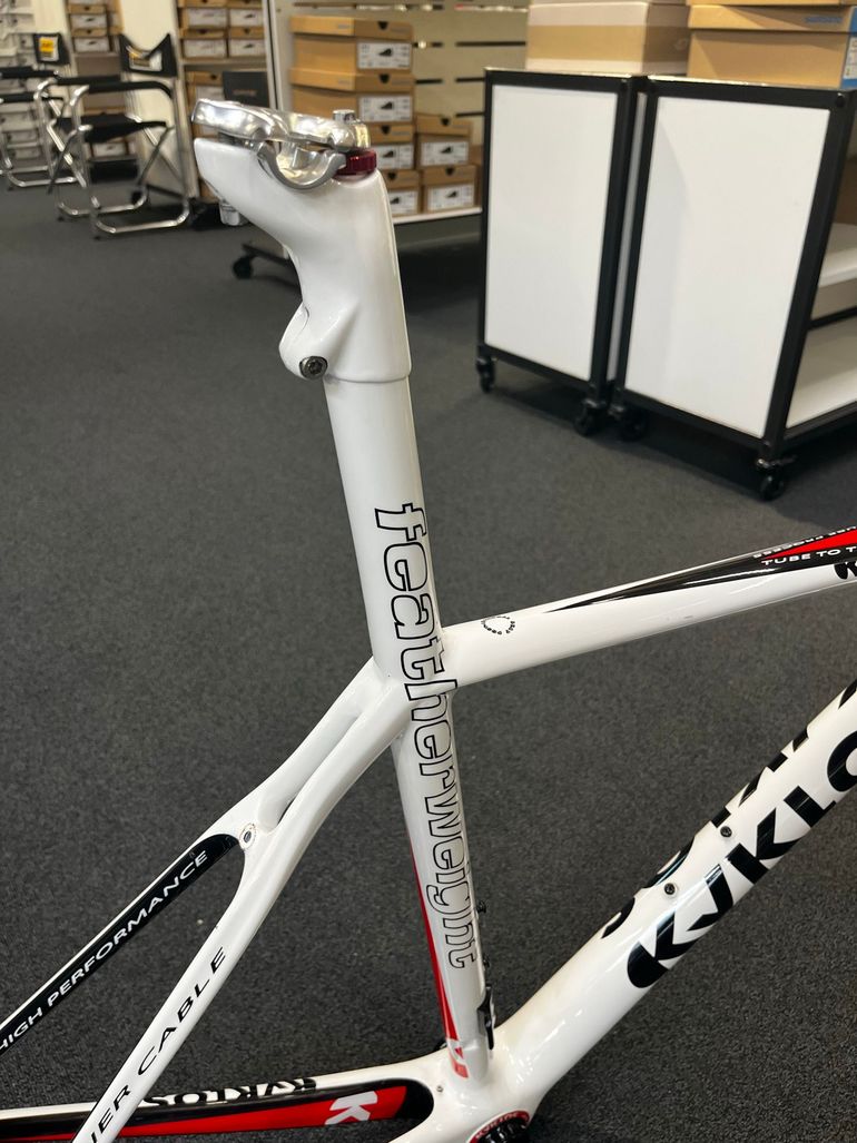 Used Kyklos by Danilo di Luca Featherweight Frameset 2014 Road & Gravel, White — image 3 of 9