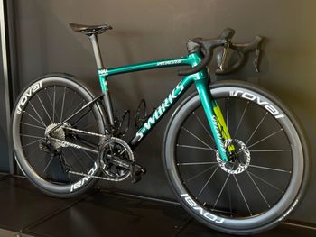 Specialized S-works Tarmac Sl8 Bora Hansgrohe Frameset 2024 Road & Gravel de segunda mano, Verde — imagen 3 de 9