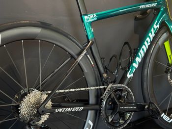 Specialized S-works Tarmac Sl8 Bora Hansgrohe Frameset 2024 Road & Gravel de segunda mano, Verde — imagen 6 de 9