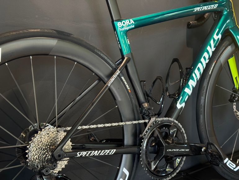 Specialized S-works Tarmac Sl8 Bora Hansgrohe Frameset 2024 Road & Gravel de segunda mano, Verde — imagen 6 de 9