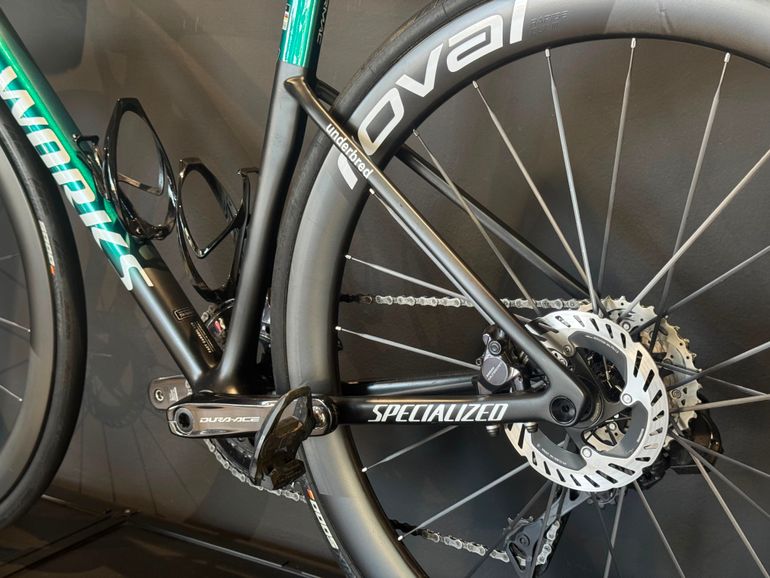 Specialized S-works Tarmac Sl8 Bora Hansgrohe Frameset 2024 Road & Gravel de segunda mano, Verde — imagen 8 de 9