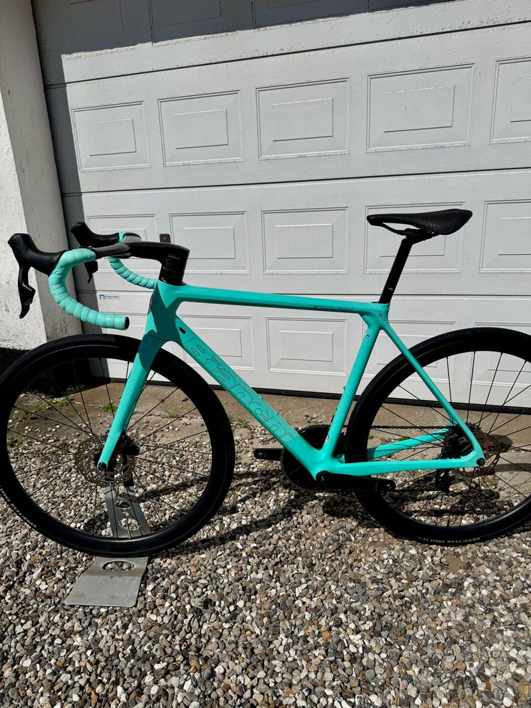 Gebrauchtes Bianchi Specialissima SRAM Rival eTap AXS 2022 Road & Gravel, Blau — Bild 16 von 16