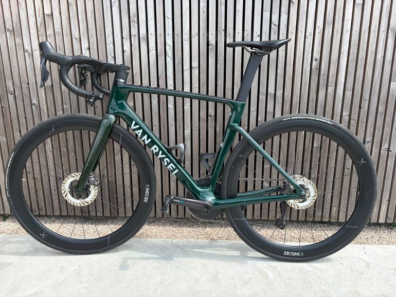 Używany Van rysel Racefiets Shimano Ultegra Di2 2x12v Vermogenssensor RCR PRO Groen 2025 Road & Gravel — zdjęcie 1 z 14