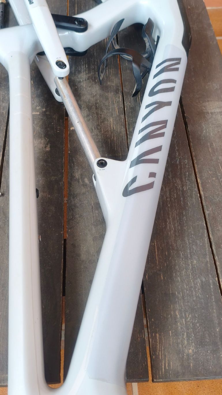 Used Canyon Spectral 125 CF 9 2023 Frameset 2023 Mountainbike, White, 29 — image 5 of 25