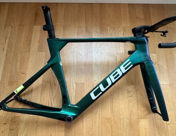 Used CUBE LITENING AERO C:68X, FRAMESET 2025 Frameset 2025 Road & Gravel, Green — image 7 of 17