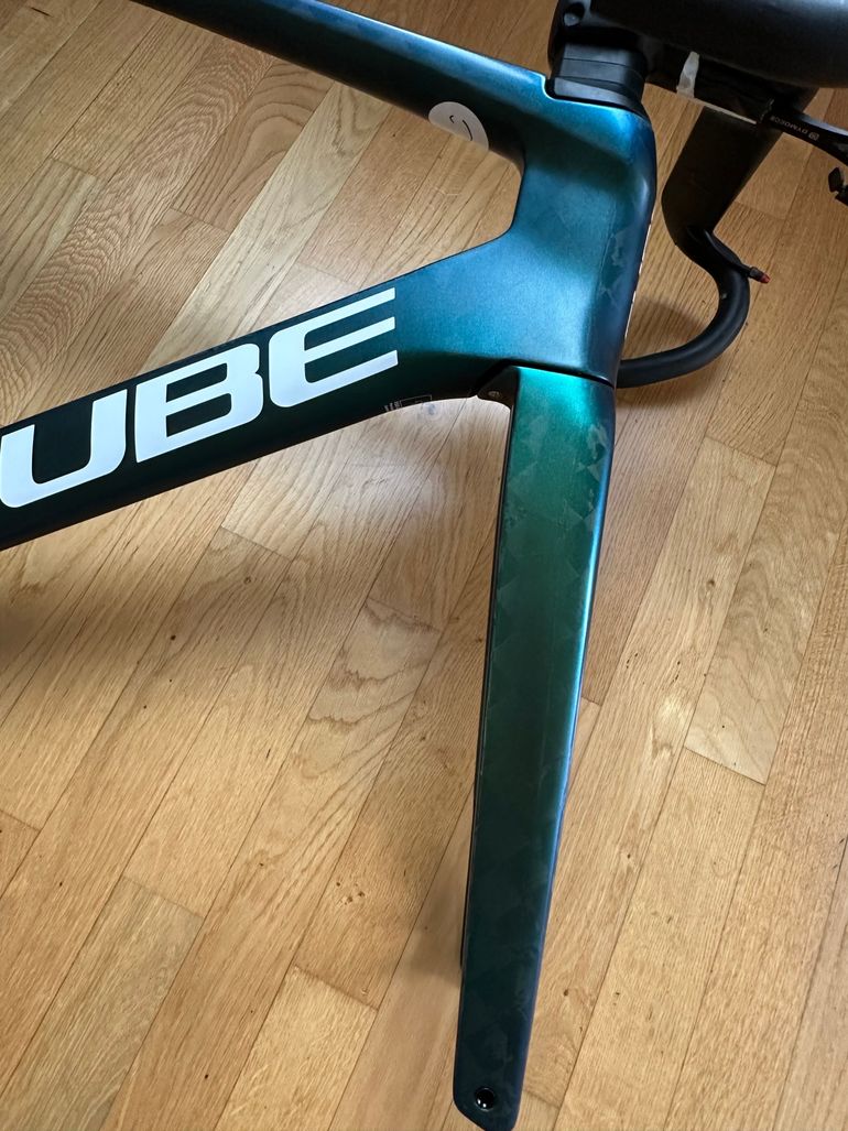 Used CUBE LITENING AERO C:68X, FRAMESET 2025 Frameset 2025 Road & Gravel, Green — image 12 of 17
