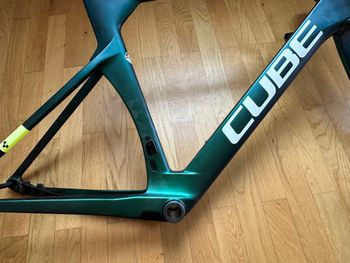 Used CUBE LITENING AERO C:68X, FRAMESET 2025 Frameset 2025 Road & Gravel, Green — image 11 of 17