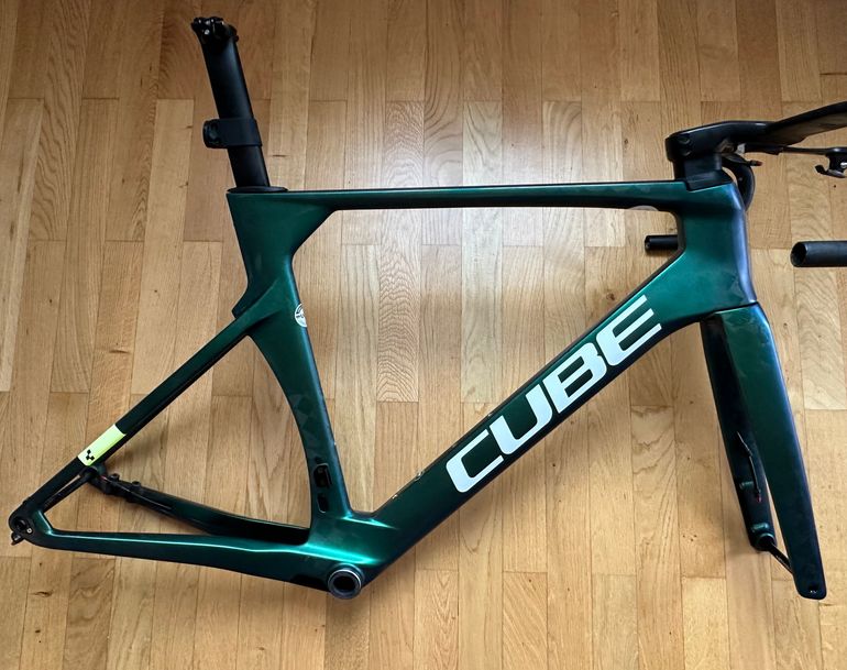 Used CUBE LITENING AERO C:68X, FRAMESET 2025 Frameset 2025 Road & Gravel, Green — image 8 of 17