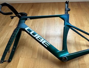 Used CUBE LITENING AERO C:68X, FRAMESET 2025 Frameset 2025 Road & Gravel, Green — image 2 of 17