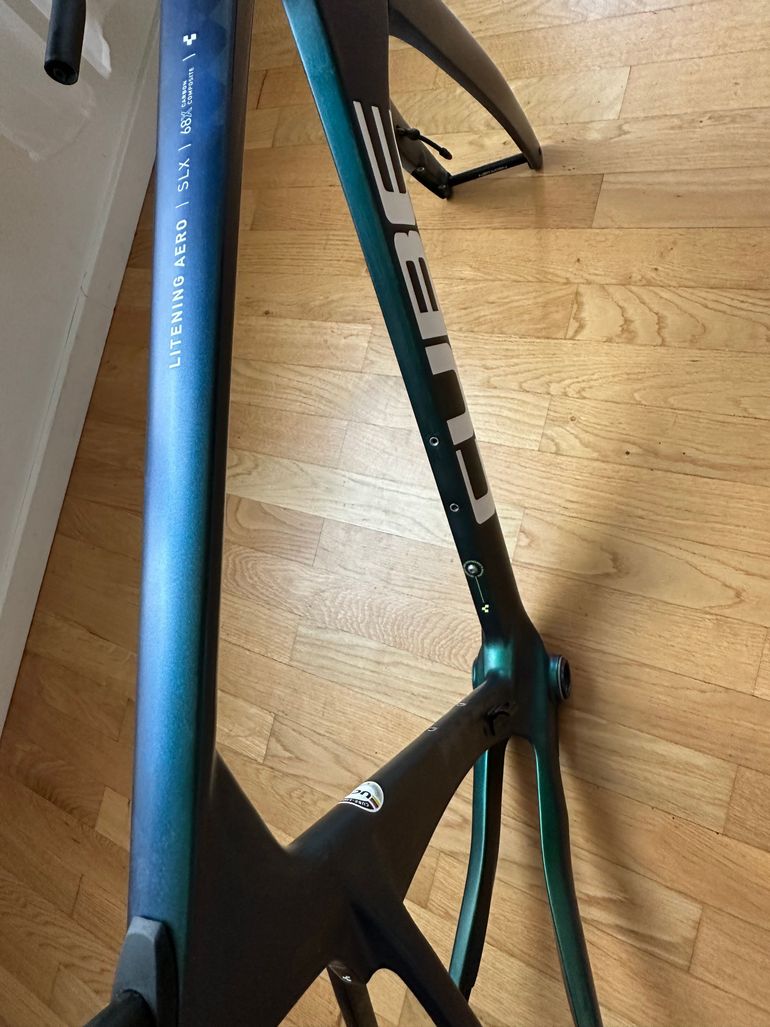Used CUBE LITENING AERO C:68X, FRAMESET 2025 Frameset 2025 Road & Gravel, Green — image 16 of 17