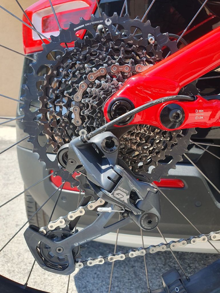 Used Specialized Turbo Levo Comp Alloy 2022 2022 Mountainbike, Red, 29, 27.5 — image 3 of 6