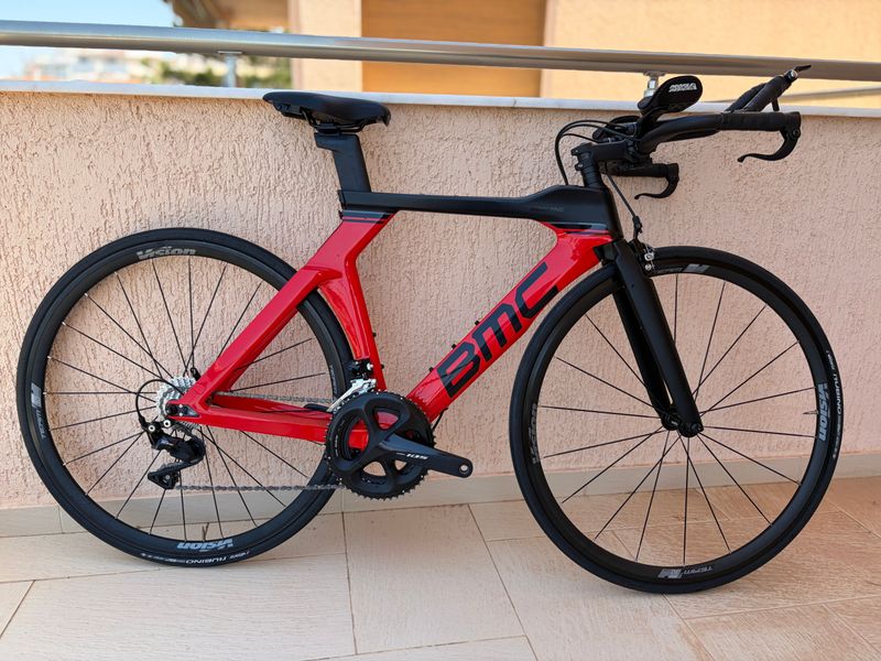 Used BMC Timemachine ONE 2023 2023 Road & Gravel, Red — image 1 of 9