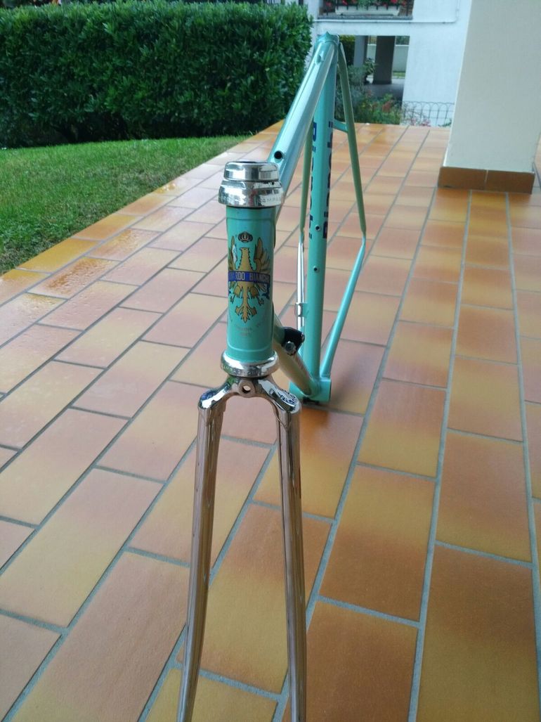 Käytetty Bianchi Telaio Acciaio Columbus SLX Taglia 54 Frameset 1988 Road & Gravel — kuva 3 / 9