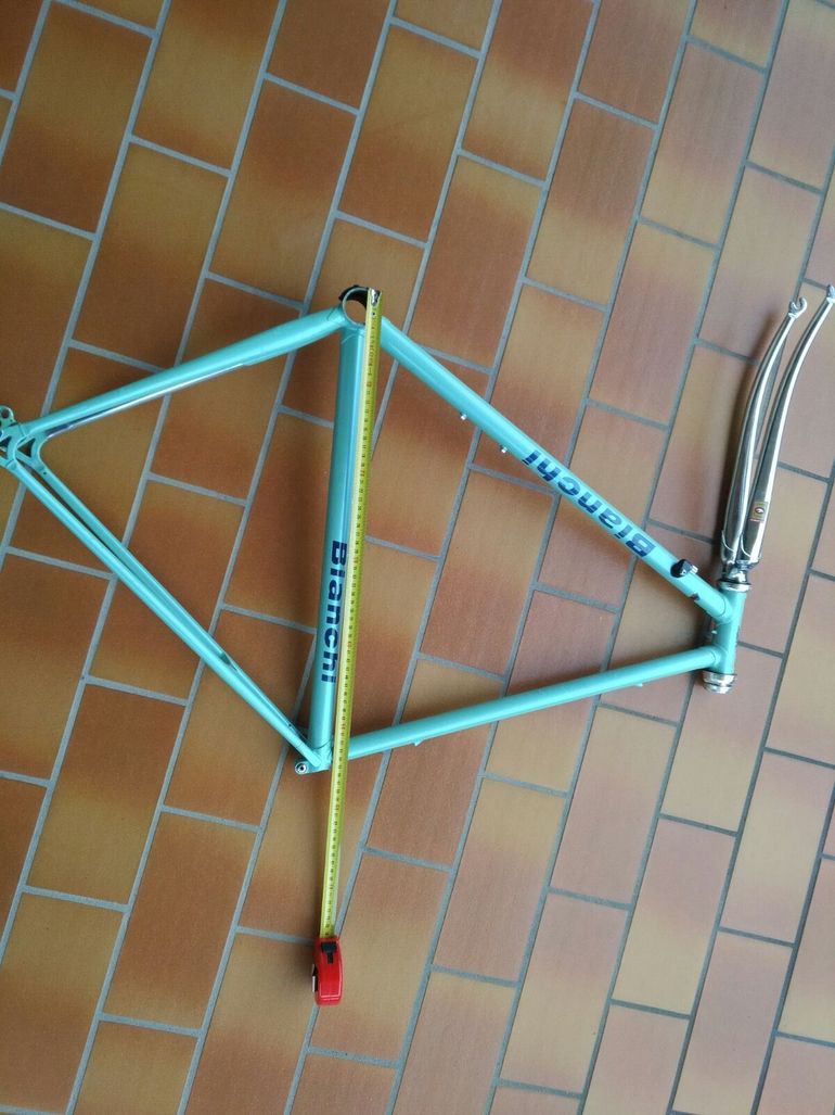 Käytetty Bianchi Telaio Acciaio Columbus SLX Taglia 54 Frameset 1988 Road & Gravel — kuva 9 / 9