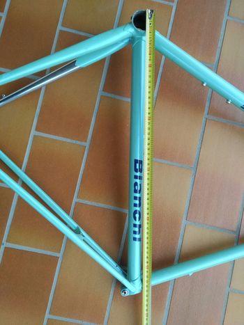 Used Bianchi Telaio Acciaio Columbus SLX Taglia 54 Frameset 1988 Road & Gravel