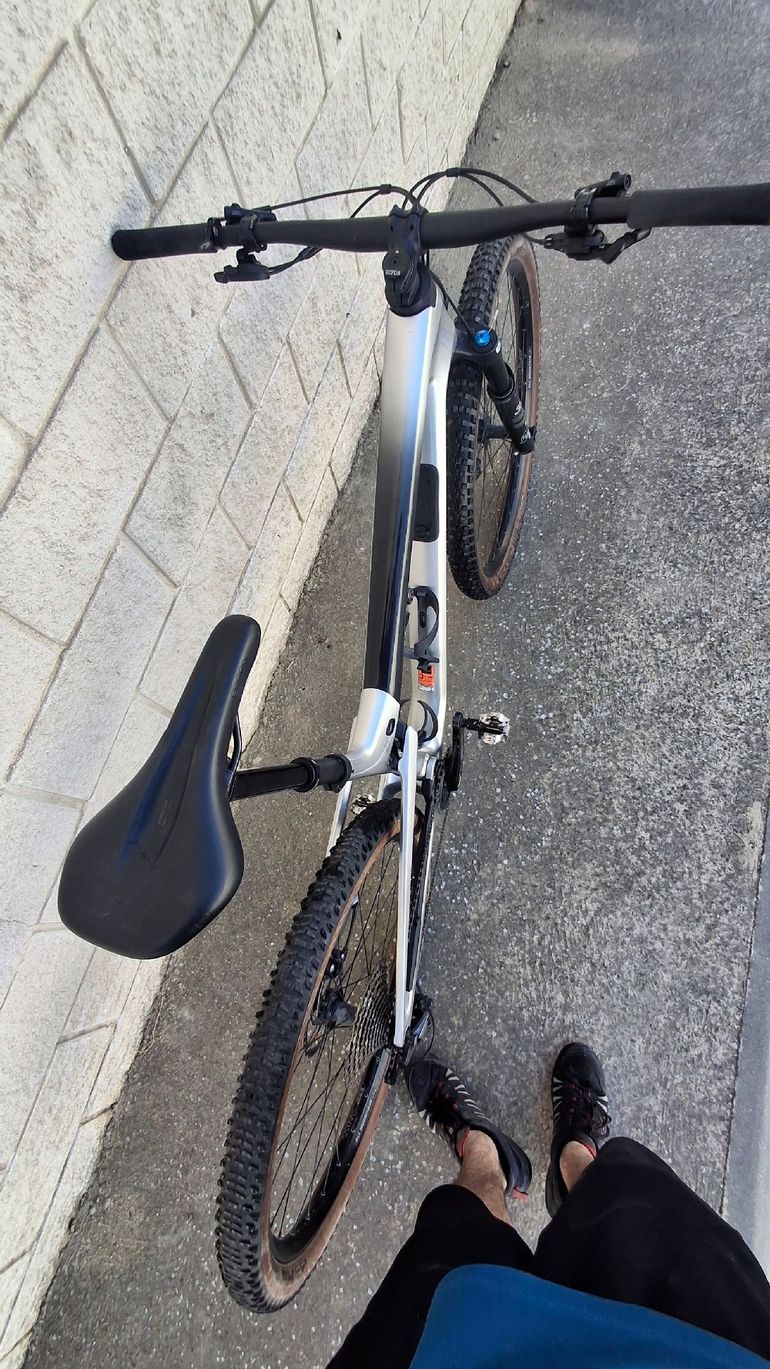 Used Canyon Lux Trail CF 6 2024 2024 Mountainbike, Light Gray, 29 — image 6 of 9