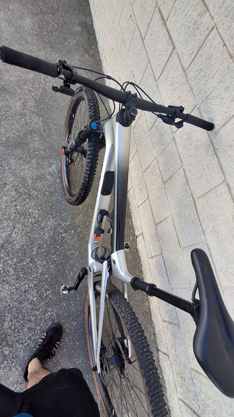 Used Canyon Lux Trail CF 6 2024 2024 Mountainbike, Light Gray, 29 — image 5 of 9