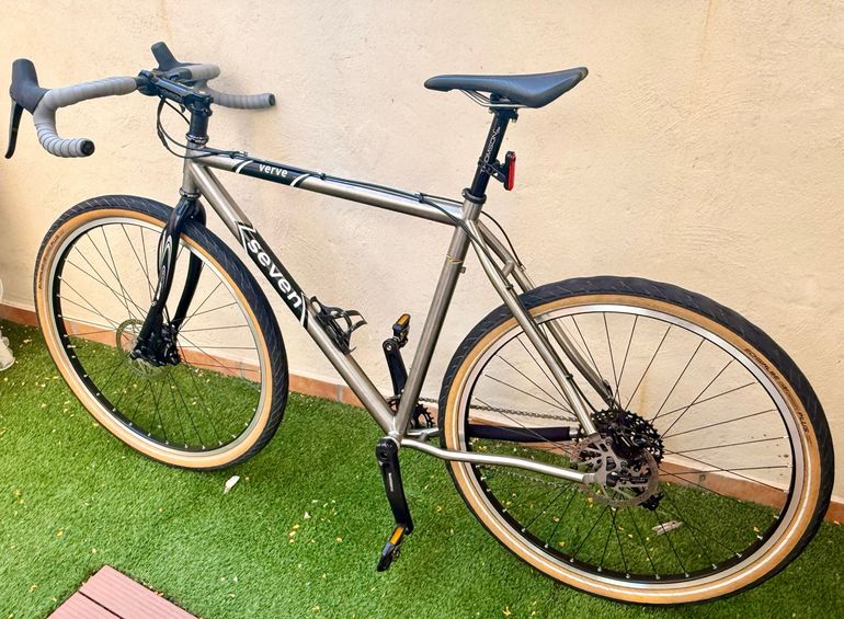 Used Seven Cycles Custom SRAM Force eTap AXS 2006 Road & Gravel, Light Gray — image 11 of 13