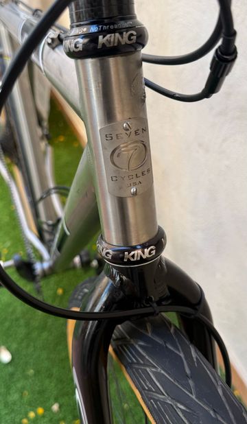 Used Seven Cycles Custom SRAM Force eTap AXS 2006 Road & Gravel, Light Gray — image 7 of 13