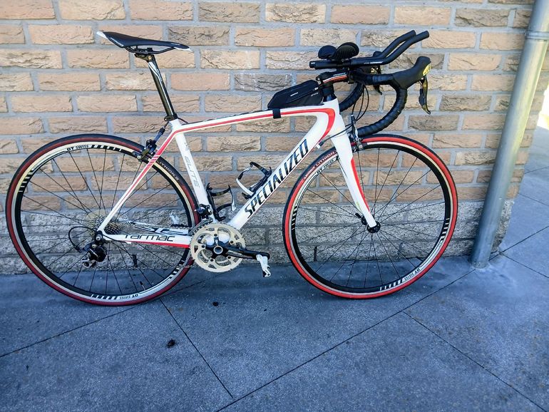 Used Specialized Tarmac FSA K-Force 2013 Road & Gravel, White — image 1 of 5