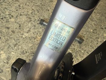 Used Bianchi Infinito Launch Edition ULTEGRA DI2 2026 2026 Road & Gravel, Purple — image 2 of 7