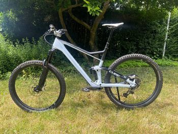 Used CUBE STEREO 150 C:62, RACE 29 2023 2023 Mountainbike, White, 29 — image 2 of 19