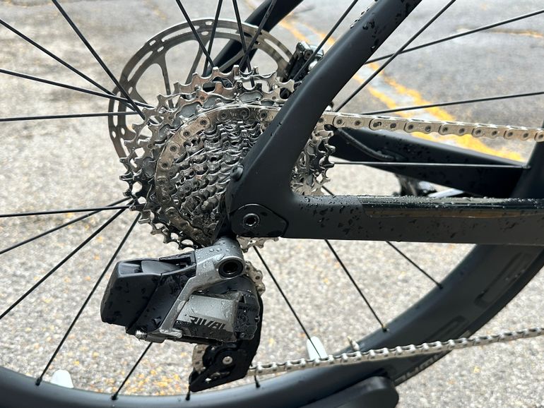 Used Storck Aerfast3 Comp Disc SRAM Rival eTap AXS Quarq 2x12 2022 2022 Road & Gravel, Black — image 4 of 6