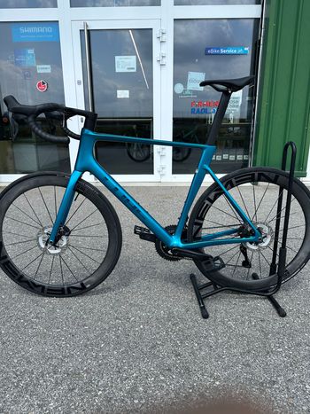 Used CUBE LITENING AIR C:68X SLX 2024 2024 Road & Gravel, Blue — image 2 of 4