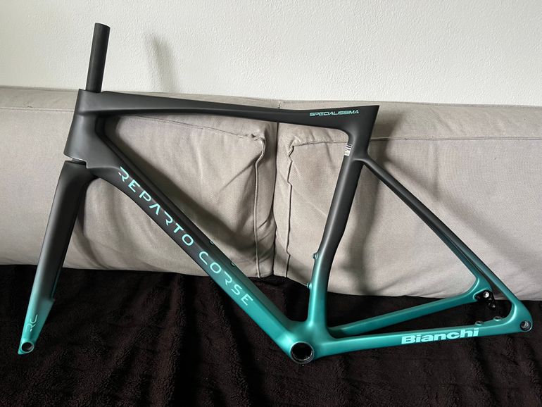 Used Bianchi Specialissima Repart Corse 2026 Frameset 2026 Road & Gravel, Green — image 2 of 5