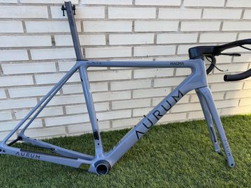 Used Aurum Magma 2022 Frameset 2022 Road & Gravel, Light Gray — image 12 of 16