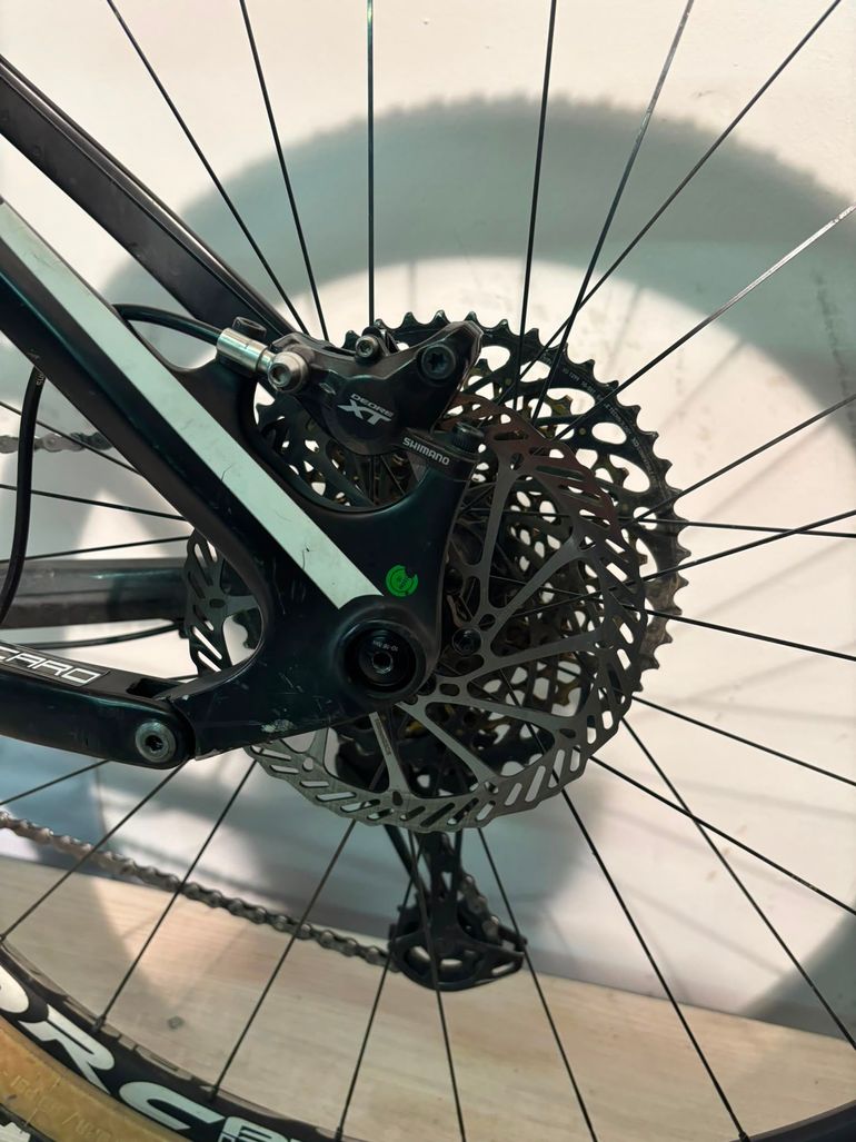 Gebrauchtes CUBE AMS 100 C:62 Race 29 2016 2016 Mountainbike, Schwarz, 29 — Bild 6 von 16