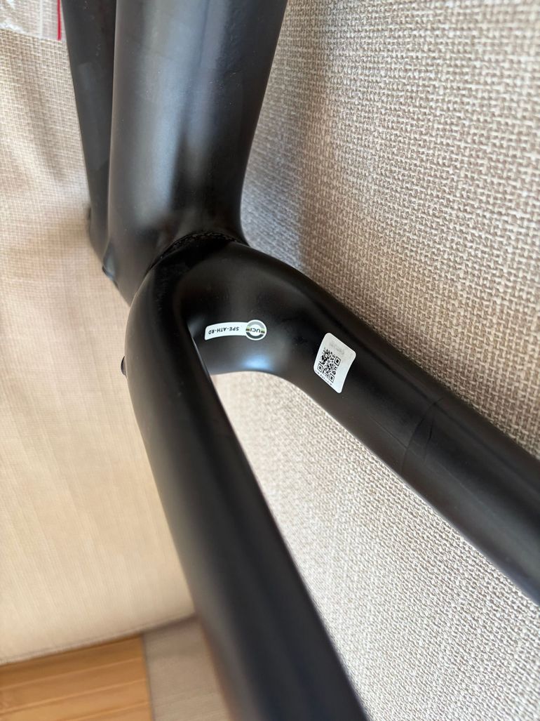 Used Specialized Aethos Frameset - FACT 10r Carbon 2023 Frameset 2023 Road & Gravel, Black — image 5 of 8
