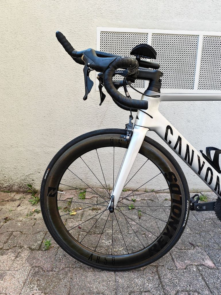 Used Canyon Aeroad CF SL 8.0 2020 2020 Road & Gravel, Light Gray — image 6 of 9